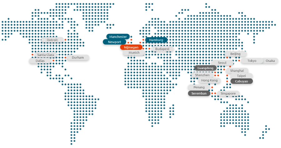 We have offices all over the world
