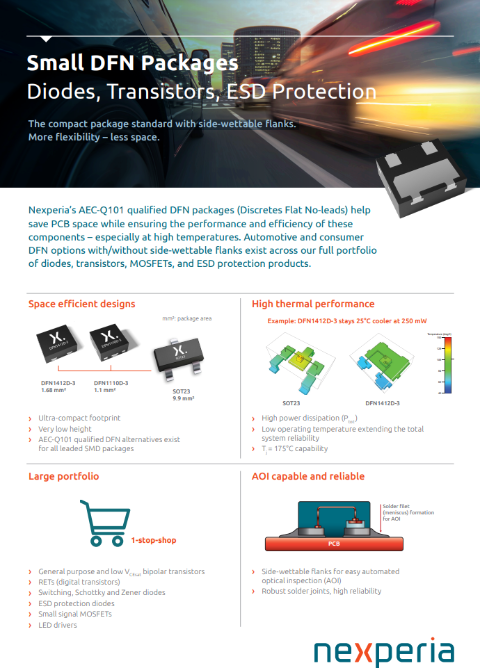 DFN Packages Diodes-Transistors-ESD Protection