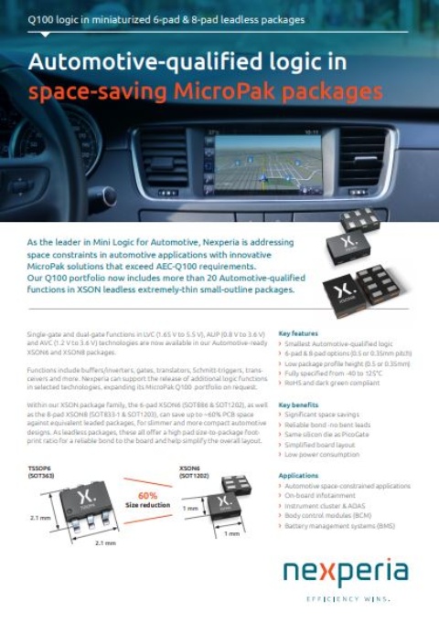 Automotive logic in leadless MicroPak