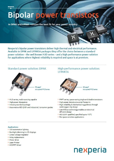 Bipolar power transistors