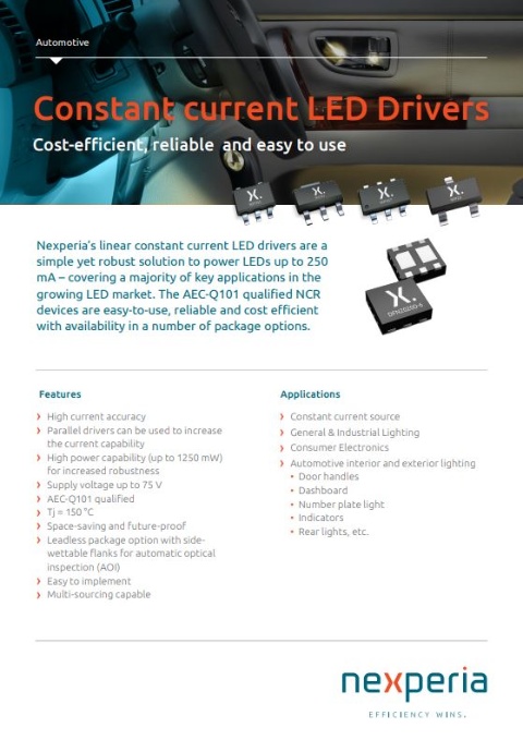 Constant current LED Drivers