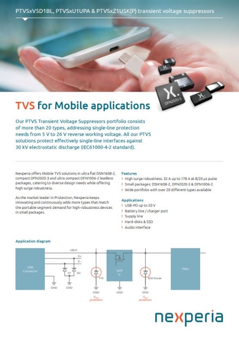 TVS Diodes Transient Voltage Suppressors HJ Temp Transil 5 pieces 