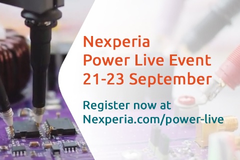 Nexperia launches ‘Power Live’ September 21-23 2021