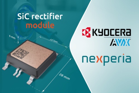Nexperia partners with KYOCERA AVX Salzburg to produce a 650 V silicon carbide rectifier module for power applications