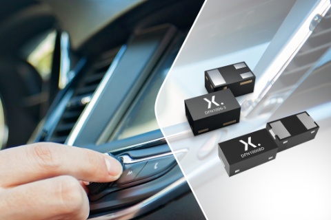 Ultra-low capacitance ESD protection diodes from Nexperia protect automotive data interfaces 
