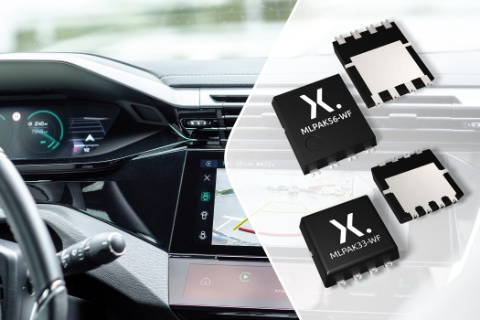 Nexperia introduces first 40-100 V automotive MLPAK MOSFETs for body control, infotainment and lighting applications
