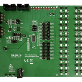 NEX1324X-Q100 24-channel automotive linear LED driver evaluation board