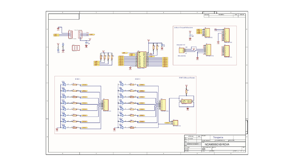 NCA9555 GPIO expander evaluation board | Nexperia